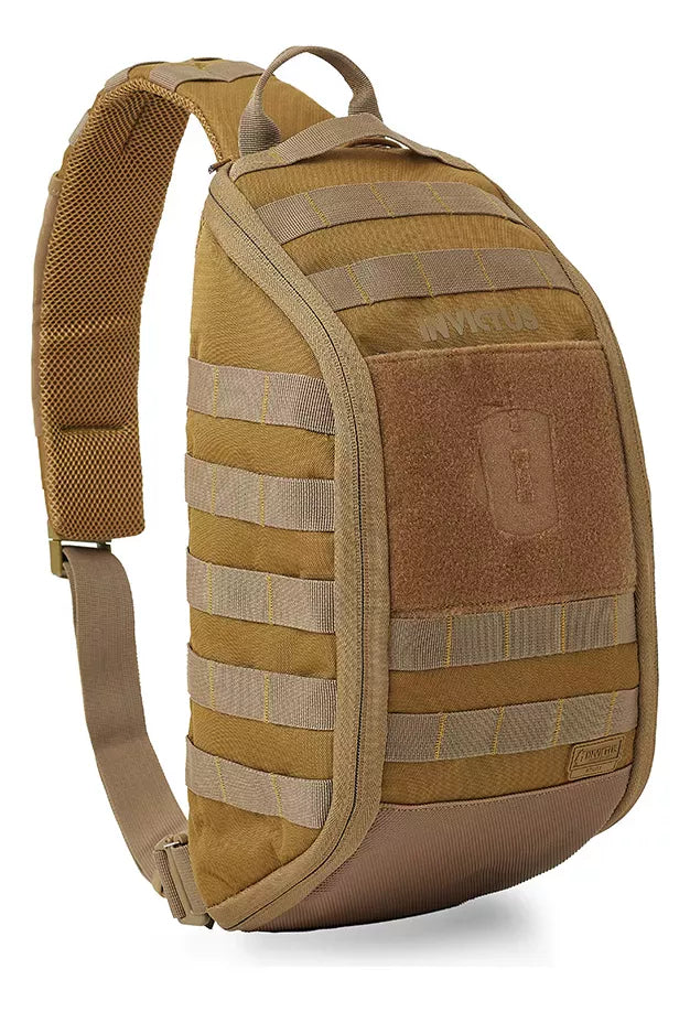 Mochila Tática Invictus Agility Coyote – Sling Bag | HB Militar