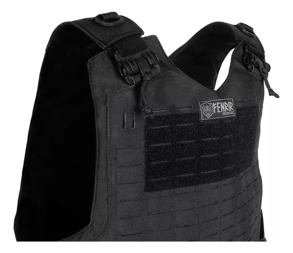 Colete Tático Modular Fenhir 3 Warfare - Preto | HB Militar