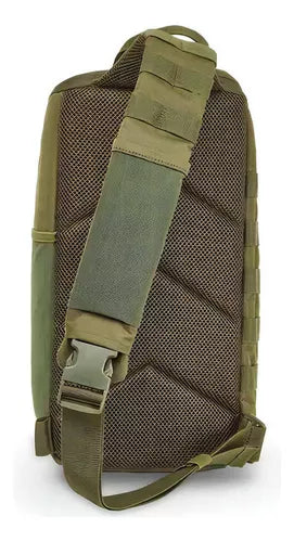 Mochila Tatica Invictus Agility Verde - Sling Bag | HB Militar
