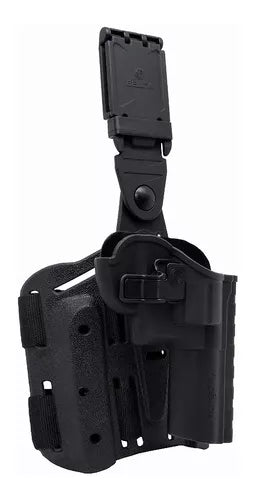 Coldre Revólver Bélica Perna 8T Preto Destro | HB Militar