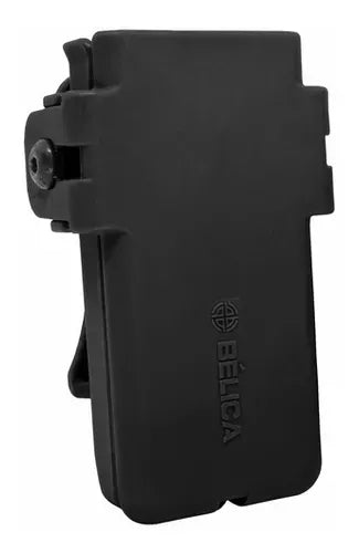 Porta Carregador Bélica Velado Universal Preto – Ajustável | HB Militar