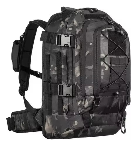Mochila Tatica Invictus Duster Waskin Black | HB Militar