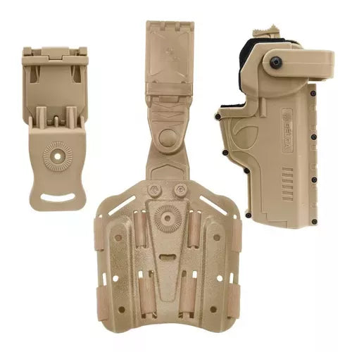 Combo Safe Hammer Belica Coyote Canhoto | HB Militar