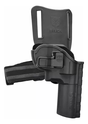 Coldre Revólver Belica Preto Mid 6T Destro | HB Militar