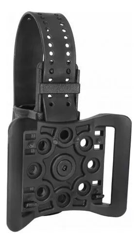 Porta Lanterna / Spray Bélica Em Polímero - Preto | HB Militar