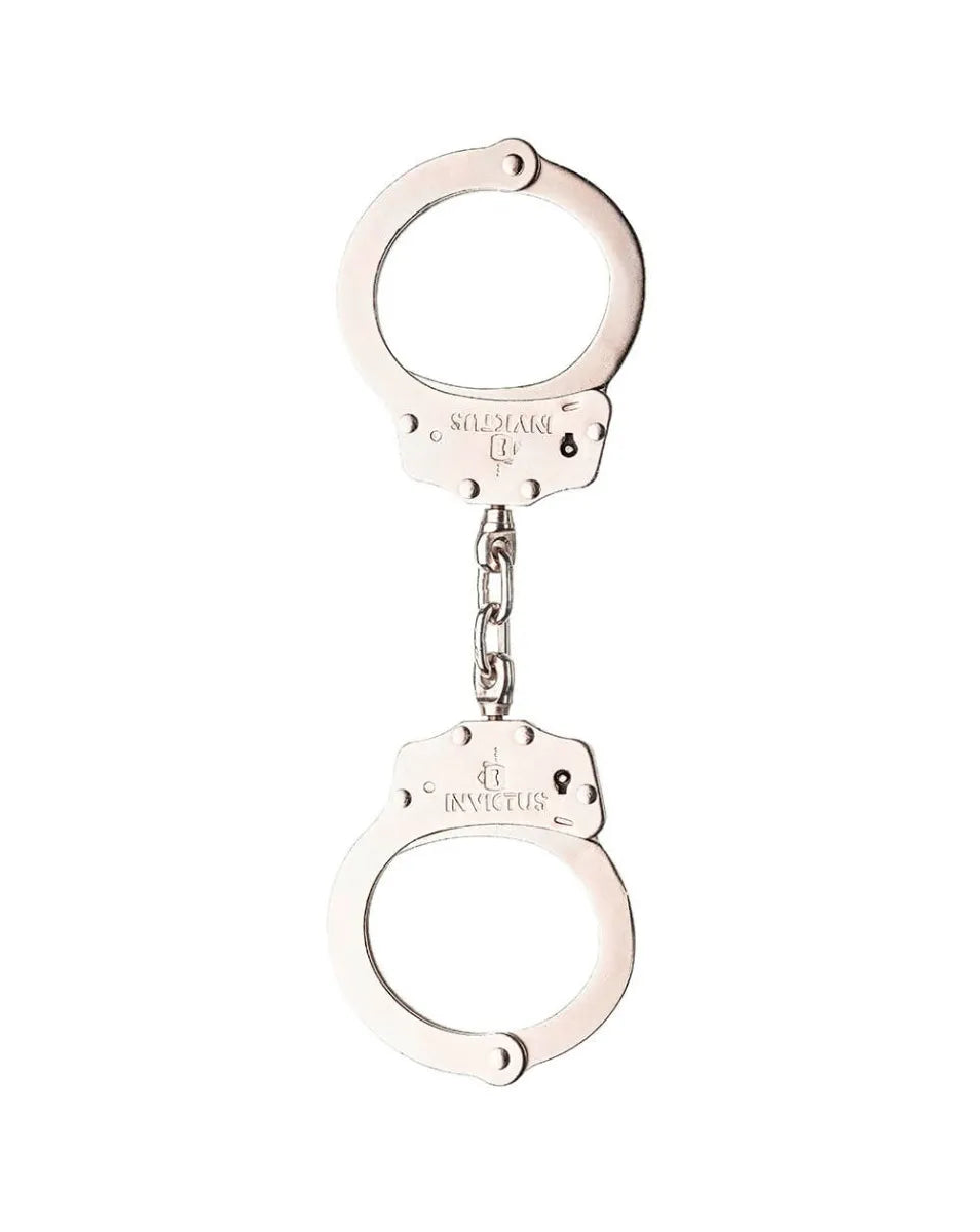 Algema de Corrente - Prata Niquelado Fosco - Invictus | HB Militar