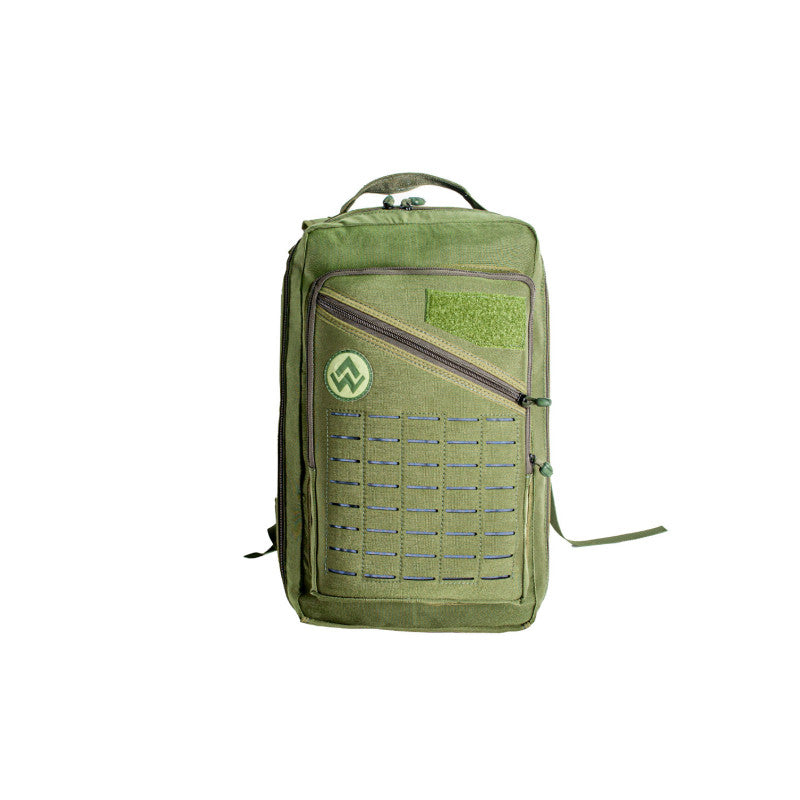 Mochila Tática Modular 1D Warfare Verde | HB Militar