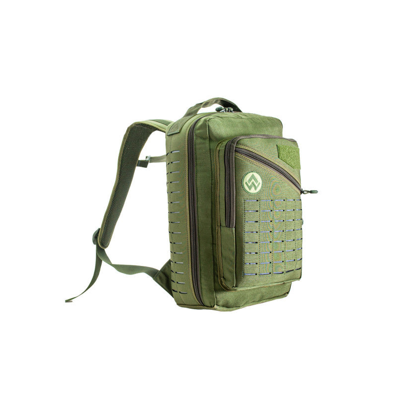 Mochila Tática Modular 1D Warfare Verde | HB Militar
