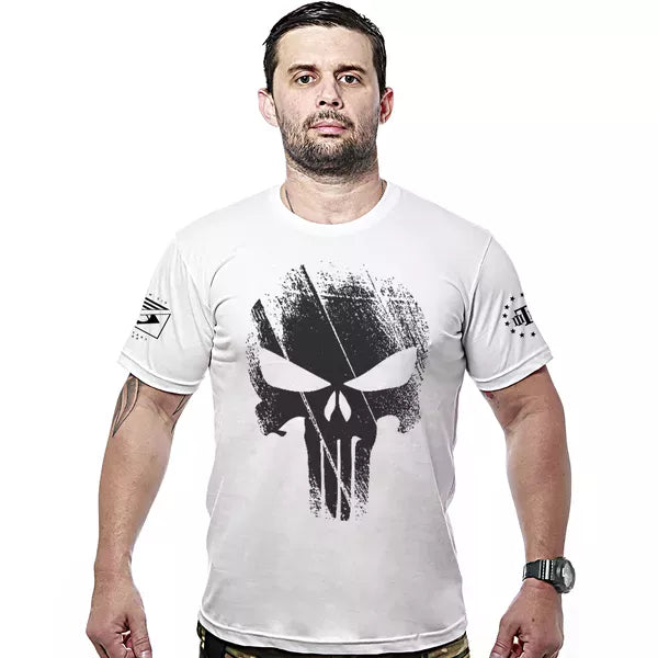 Camisa Militar Justiceiro Punisher White - Team Six | HB Militar